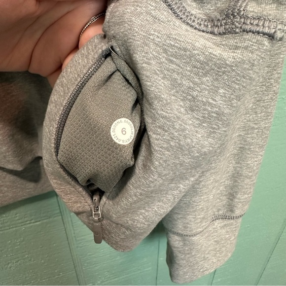 Lululemon Ready To Rulu Pullover Heathered Raceway Grey Size 6 - Picture 11 of 12